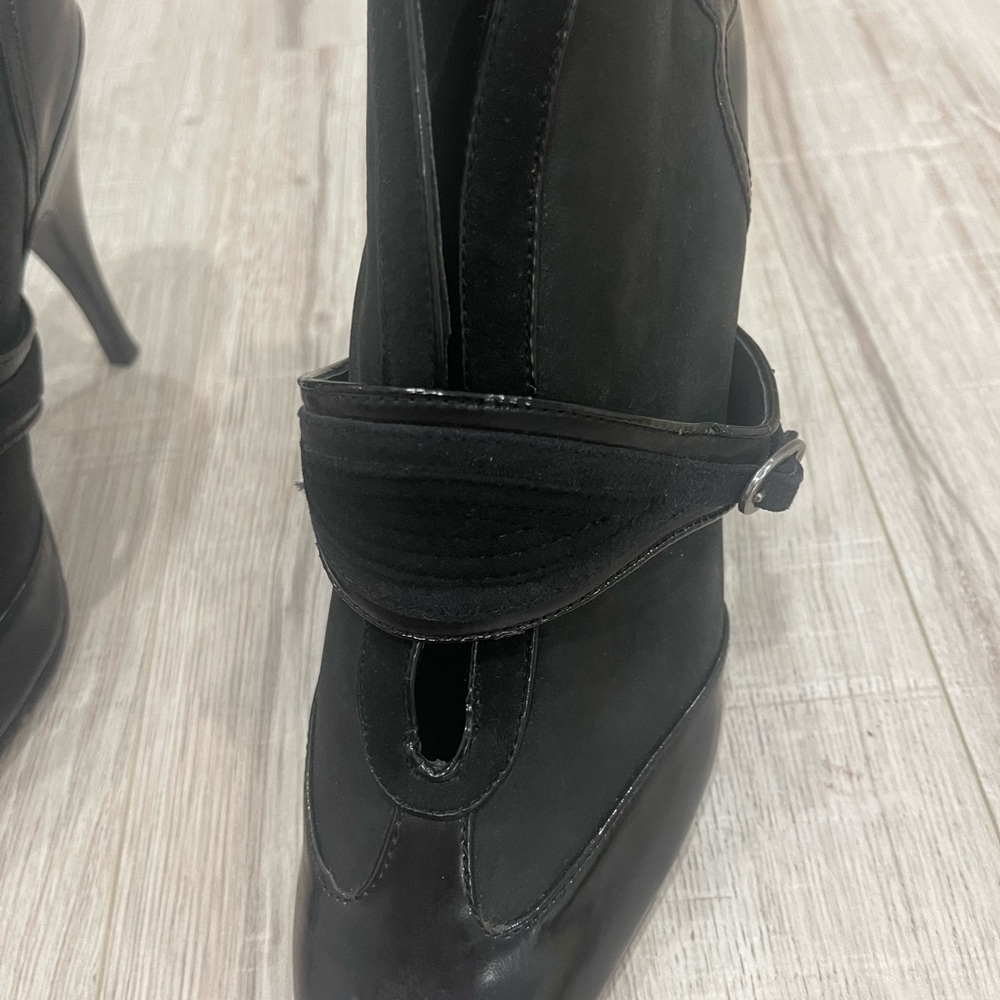 Diesel leather boots-Size 9 (40) - Picture 5 of 14